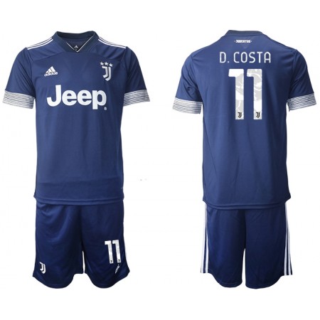 Billiga Fotbollströjor Juventus D. Costa 11 Barn Borta tröja 2020/21 Kortärmad